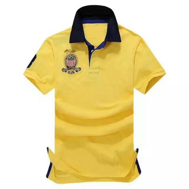 

Summer hot style men's POLO shirt hit color embroidery large size T-shirt cotton lapel half-sleeved men's clothing, White;black