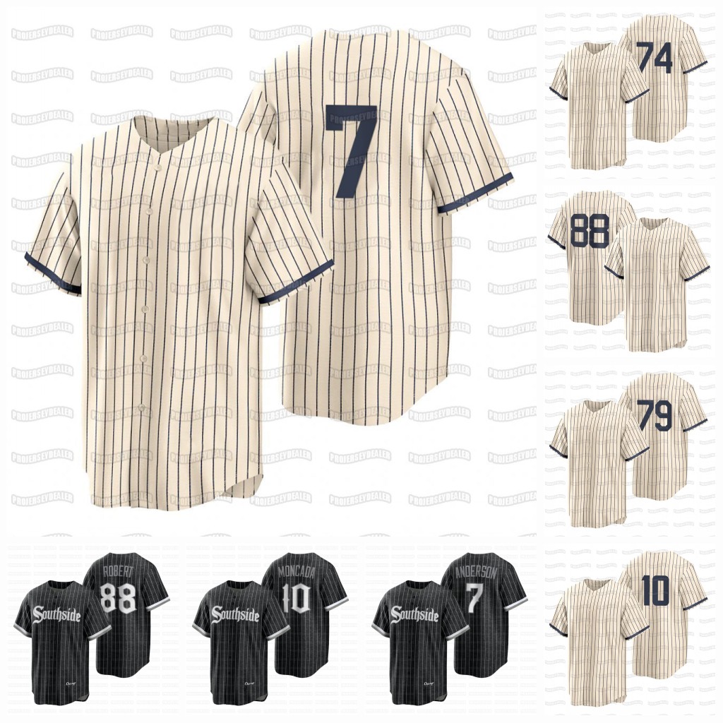 

2021 Field of Dreams Game Tim Anderson Jersey Luis Robert Yoan Moncada Jose Abreu Craig Kimbrel Aaron Bummer Eloy Jimenez Lance Lynn, White 2 cool base mens s-xxxl