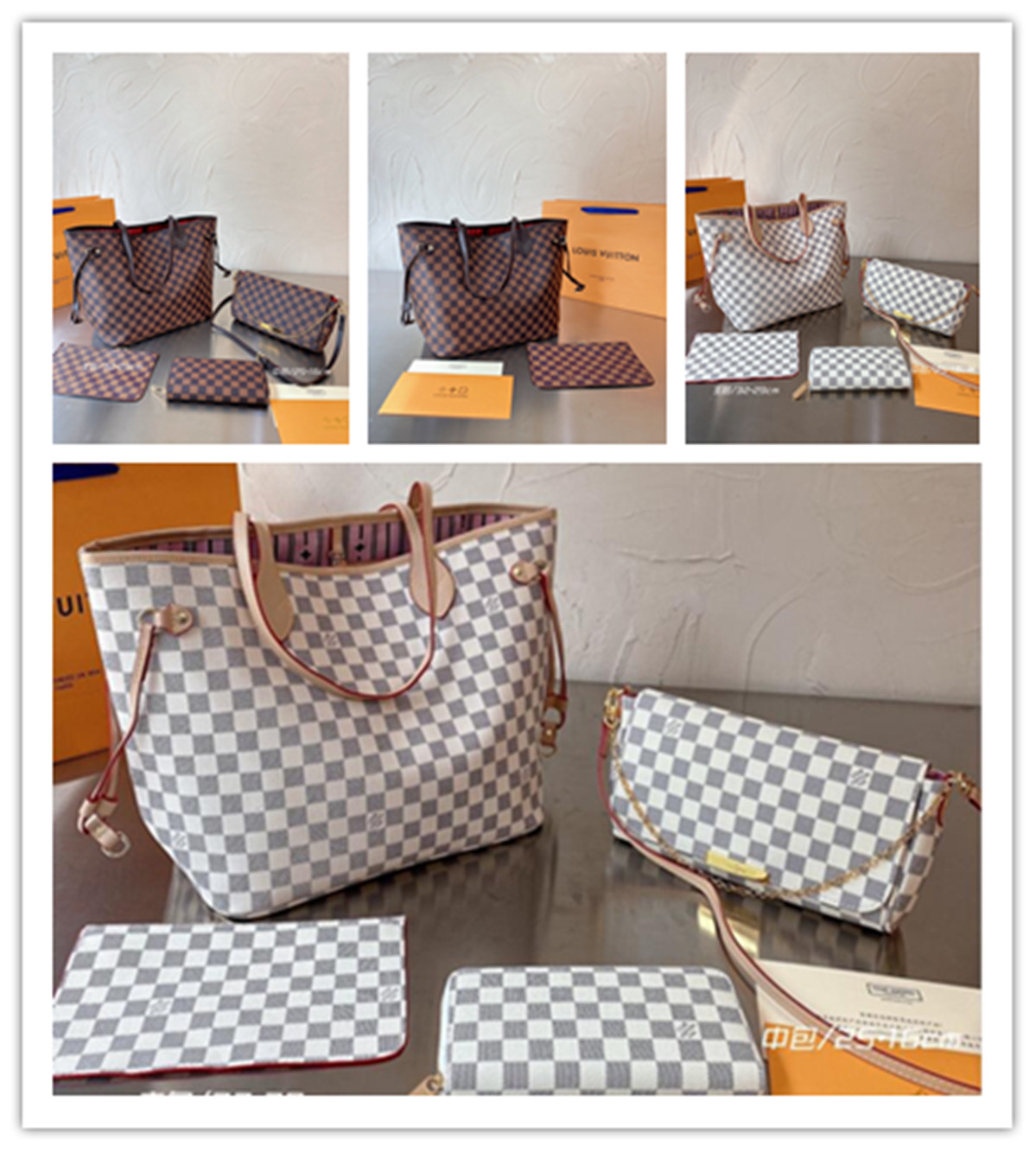 

Cowhide Emboss Mini Onthego Shoulder Bags Shop Totes Designer Handbags LVGGLouisVittonYSLVutton Lady Purse Women Crossbody Messenger Bag, Deep brown