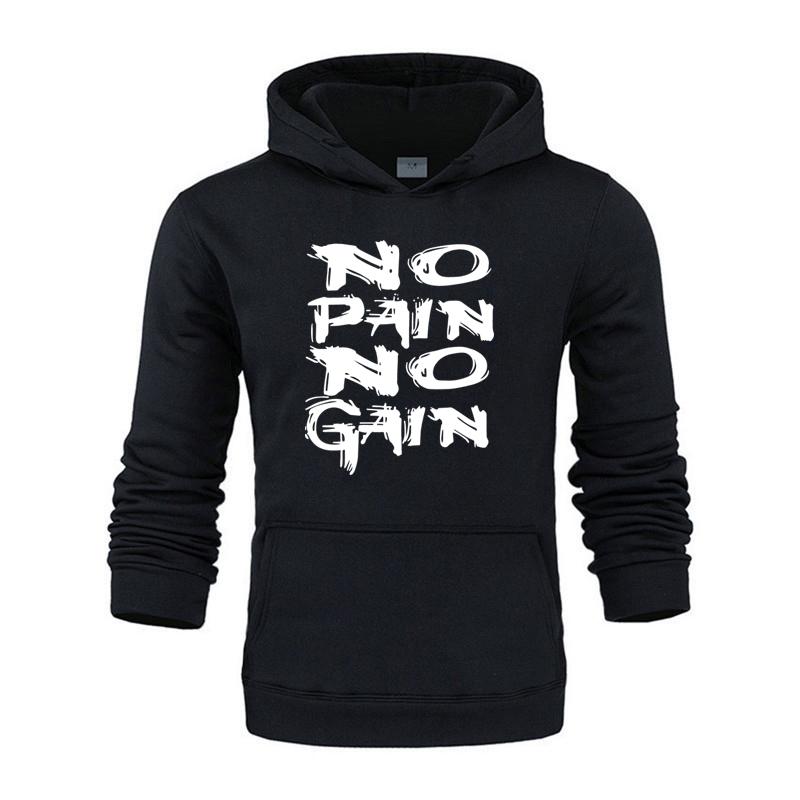 

Men's Hoodies & Sweatshirts Brand Fashion Spring Men Casual Harajuku Printed Oversized 2021 Korean Man Loose Pullovers, Black