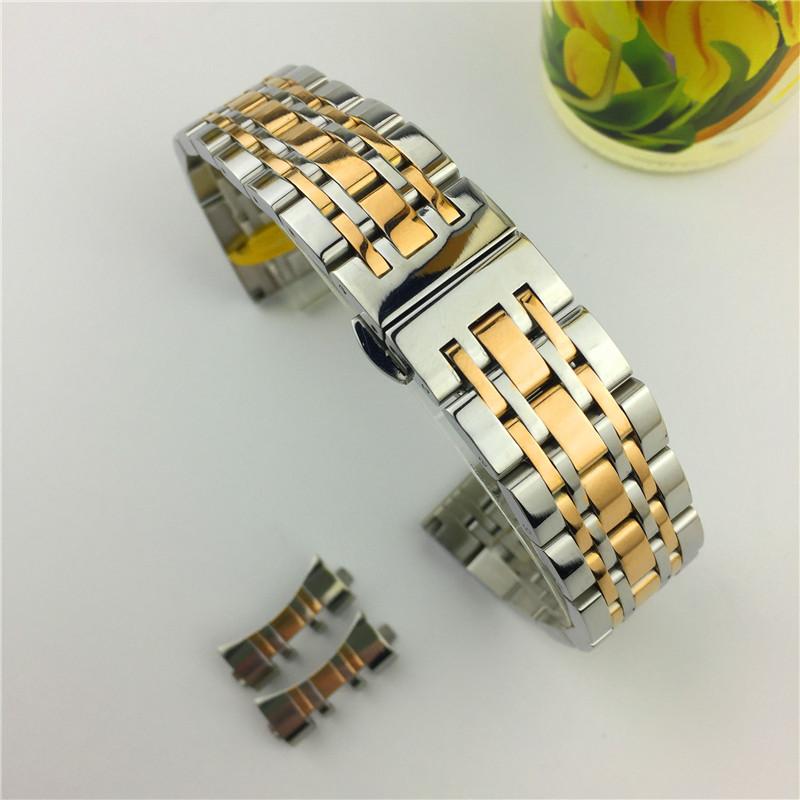 

Watch Bands Stainless Steel Band Strap 12/14/15/16/17/18/19/20/21/22/23/24/26mm Polished Mens Metal Watchband Bracelet Accessories