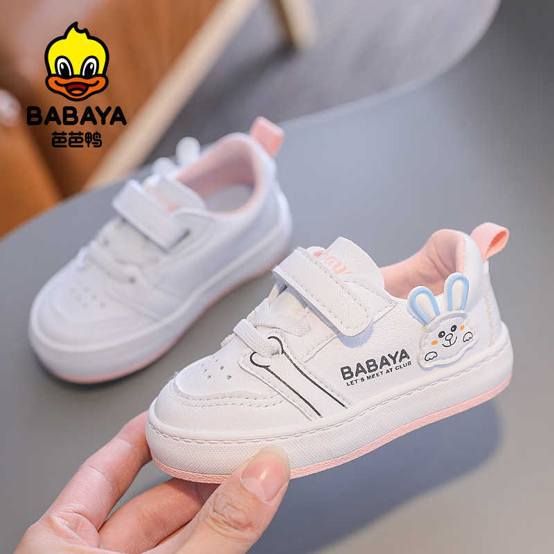 

Babaya Children's Toddle Shoes 1-3 Years Old Baby Boys Soft Soles Shoes Breathable Cartoon Girls Casual Shoes 2021 Spring New C0602, White-pink