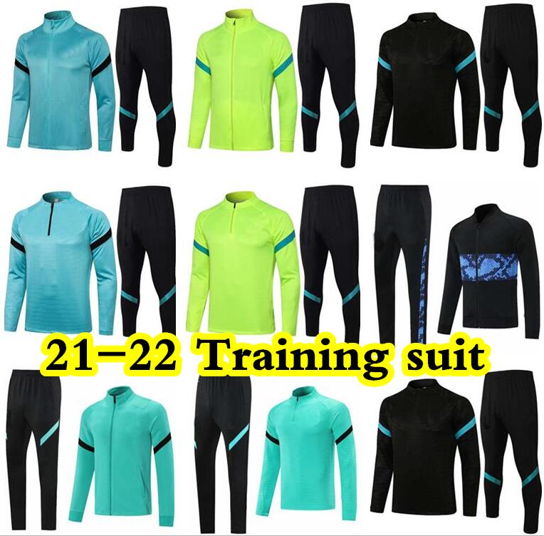 

21 22 INTER survetement jacket Training suit LUKAKU MILAN BARELLA LAUTARO soccer Jersey tracksuits ERIKSEN 2021 2022 tracksuit football jack, Black