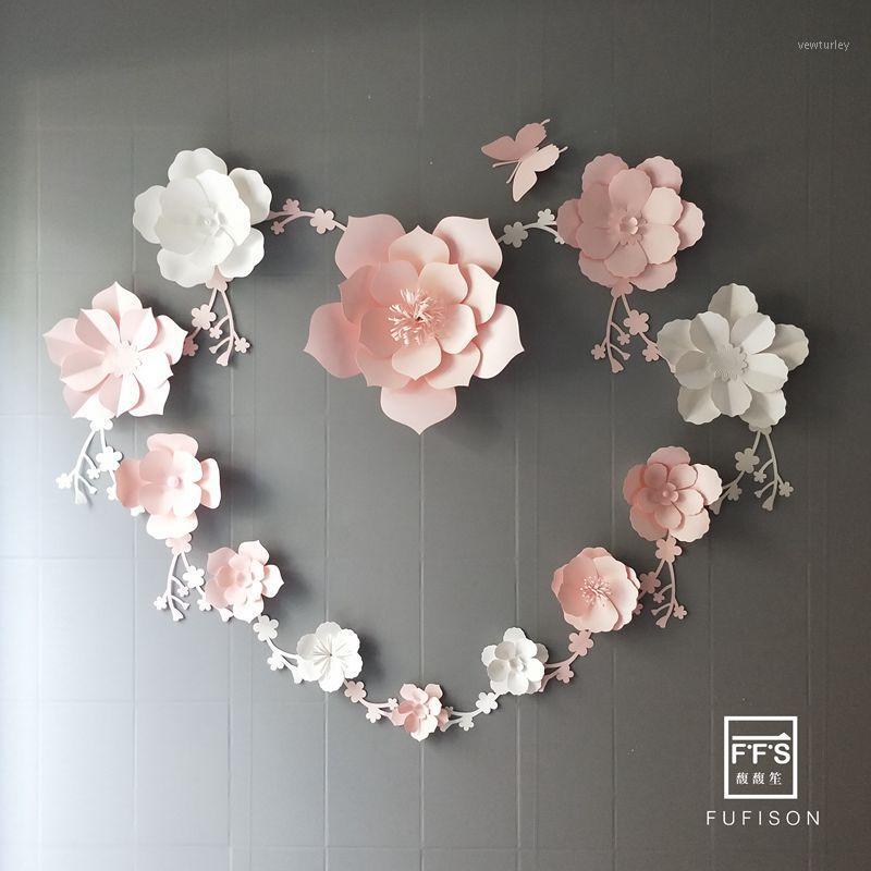 

Party Decoration SET22# FFS Wedding Decor Paper Flower Wall Room Backdrops Shopwindow Graduation