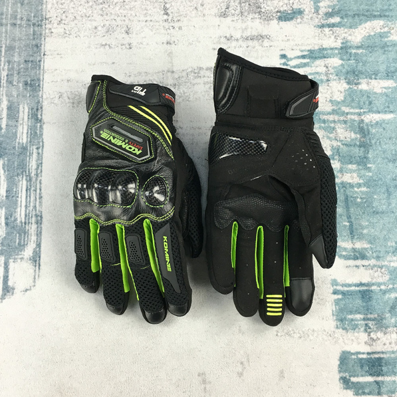 

KOMINE GK167 Professional Motorcycle Gloves Racing Carbon Fiber Full Finger Street Gloves KOMINE Four Seasons Unisex Glovesg