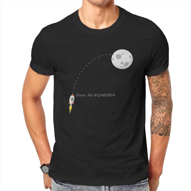 

Men's T-Shirts Ethereum -To The Moon Cryptocurrency Crypto Miner T Shirt Gothic Oversized O-Neck TShirt Top Sell Harajuku Clothing, Black