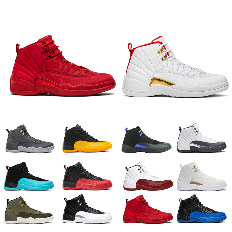 

Basketball shoes 12s The Master Dark Grey French Blue Cherry Sample sneaker mens Indigo Sport trainer, # 16