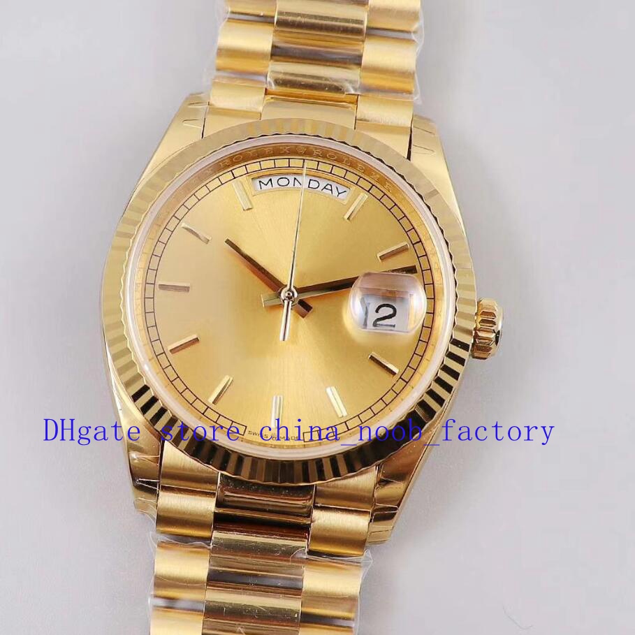 

14 Style Unisex Midsize Mens Automatic Cal.3255 Women's Watch Men 36mm Yellow Gold President Ladies Day Date Diamond 128238 128239 EW Factory Eta Watches, 05