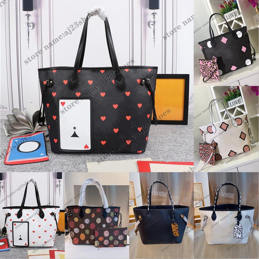 

MM Game On Monograms Canvas Totes Cross Body Bag Multicolored Motif Playing-Card Pocket Zipped Pouch Never designer handbags, 02