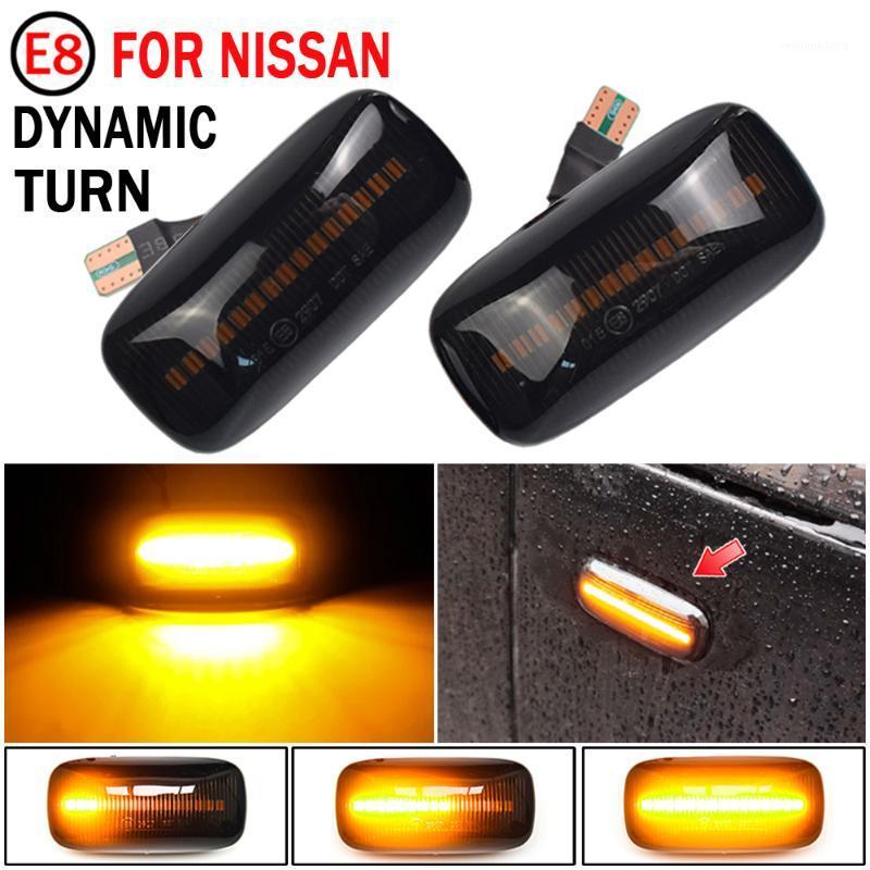

Emergency Lights LED Dynamic Car Blinker Side Marker Turn Signal Lamp Accessories For Maxima Almera Pulsar N15 Cefiro A32