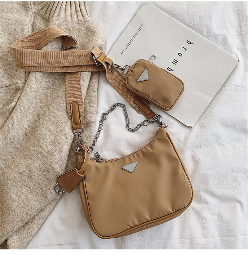 

2021 SS P Re-Edition 2006 Nylon Single shoulder Bags Lady fashion Tow in one Handbags Women Always Love fashionable Cross body Totes Bag