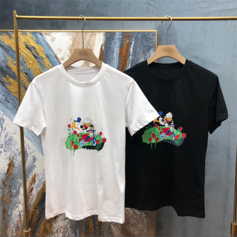 

2021 tee Brand Design shirt Summer Street Wear Europe Fashion Men High Quality Cotton Tshirt Casual Short Sleeve U5 M-XXXL T-Shirts, White;black