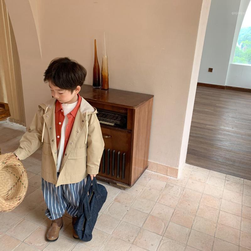 

Coat Children's Windbreaker Jacket For Baby Boy Autumn Winter Kids Fashion Korean Style Boys Parka 2021 Child Wear Jackets, Blue;gray