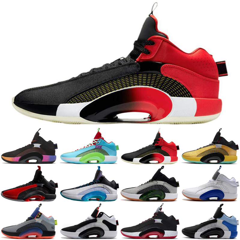 

fashion 35 35s jumpman men basketball shoes Dynasties Fragment Bred Center of Gravity Morpho Warrior mens trainers sports sneakers size 7-12, White;red