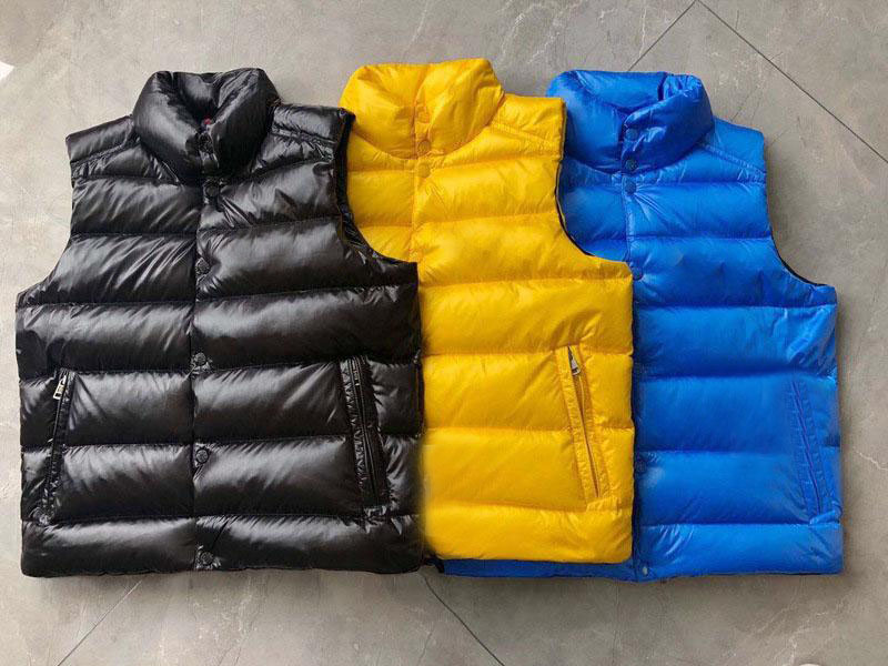 

Fashionable Men' Down Vest Sleeveless Warm Black Blue Yellow