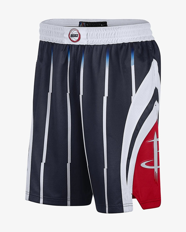 

HoustonRocketsMEN 75th Anniversary City Swingman Edition basketball shorts