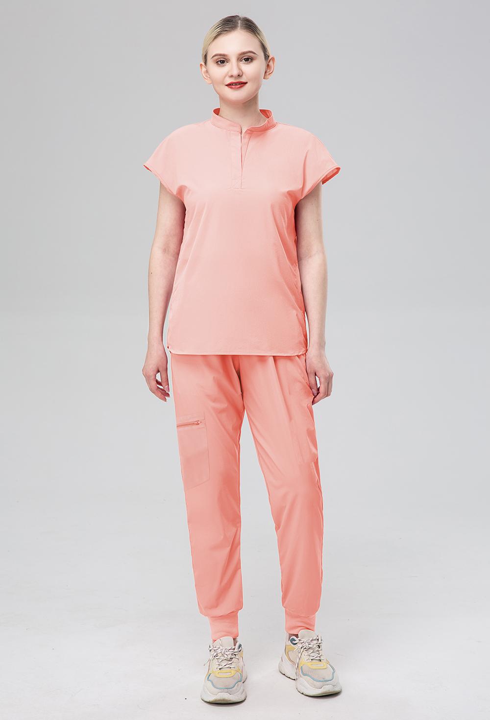 

M704 Women's Two Piece Pants Women Oversized Scrubs Tops+pant Men hospital Uniform Surgery Scrubs Shirt Short Sleeve nurse uniform Pet grey's anatomy Doctor Workwear, Black