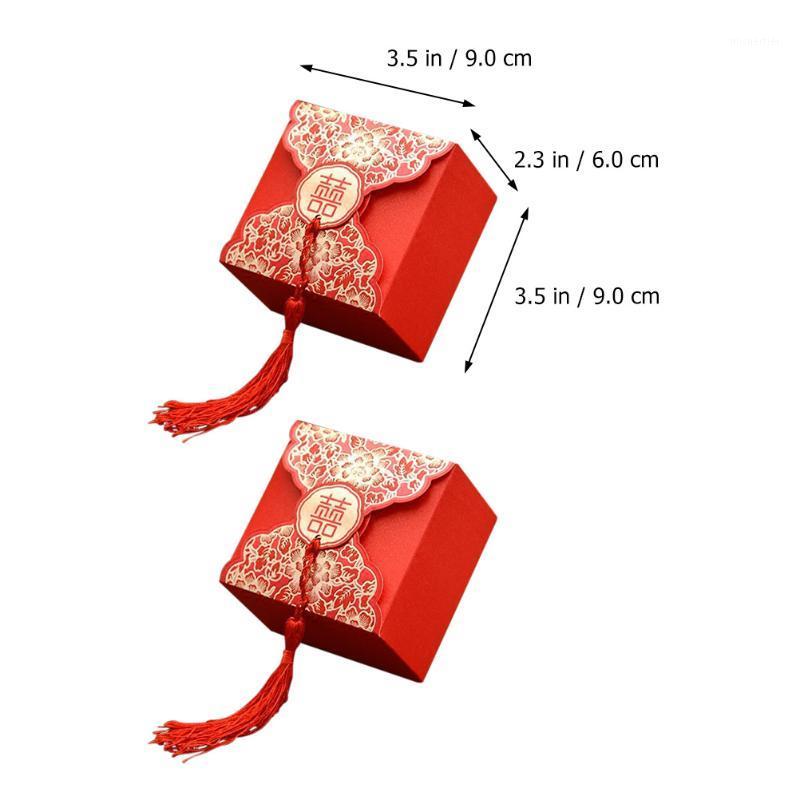 

Gift Wrap 20 Pcs Portable Box Paper Storage Case Celebrated Wedding Party