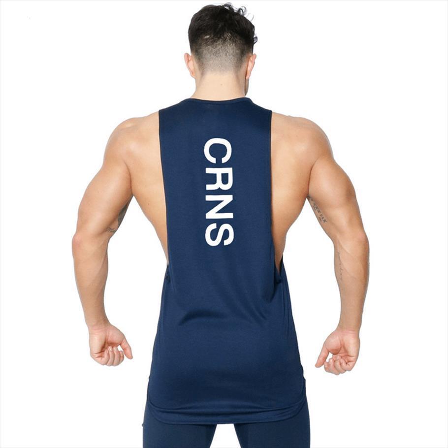 

mens bodybuilding tank gyms fitness workout sleeveless shirt crossfit clothing male casual stringer singlet vest undershirt, White;black