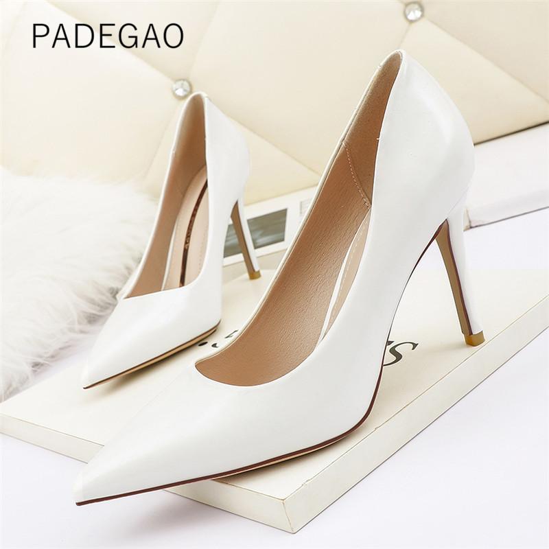 

Womens Shoes 2021 Elegant Ladies Dress Casual Fashion Korean Heels For Women, Black