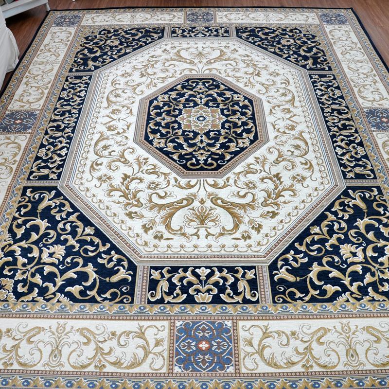 

Carpets Clearance Europe Living Room Carpet Jacquard Home Flower Rug Balcony Vintage Floor Mat Persian Rugs And Bedroom Decor