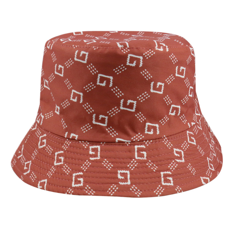 

Korean Ins Hat Womens Spring and Summer Double-Sided Sun Hat Korean Fashion Letter Graffiti Bucket Hat Mens Bucket Trendy No. 1, Khaki