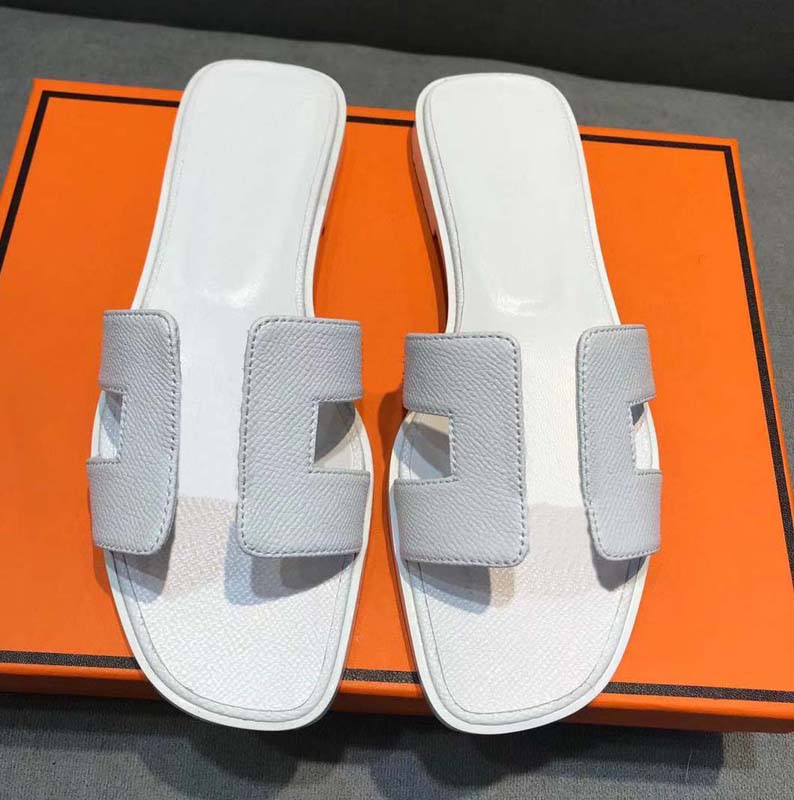 

With Box! Classics Woman shoes High Quality slipper Leather Flat Sandals Fashion Slides Slide Rubber Ladies Beach Women Slippers shoe10 2-18, #38