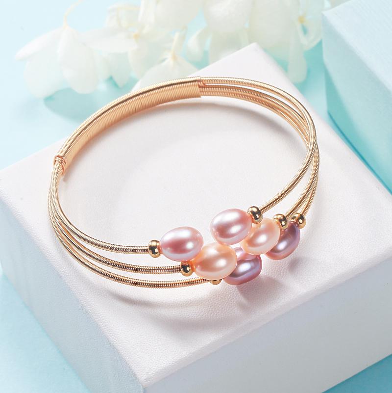 

Bangle Freshwater Pearl Multi-layer Bracelet Female DIY Minority Design Sense Jewelry Wholesale
