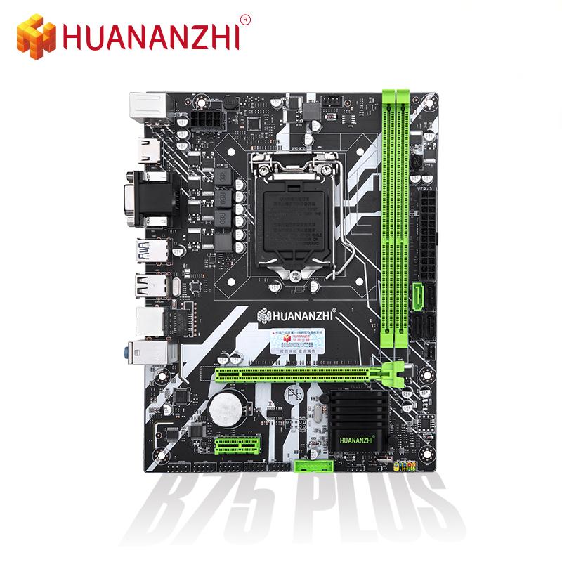 

Motherboards HUANANZHI B75 PLUS Motherboard M-ATX For Intel LGA 1155 I3 E3 DDR3 1333/1600MHz 16GB SATA3.0 USB3.0 PCI-E VGA GAME