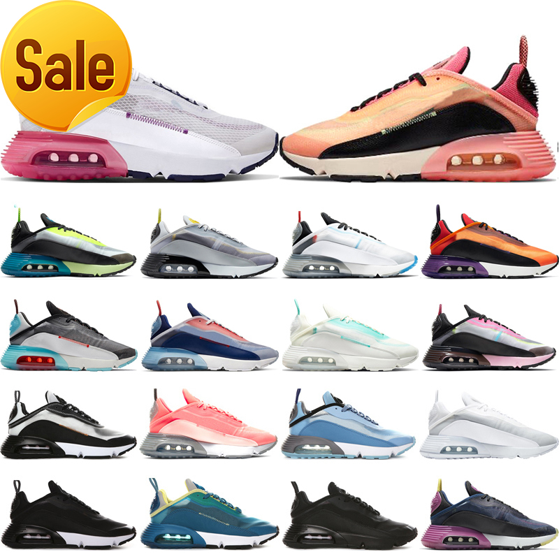

36-46 wholesale 2090 men women running shoes Pure Platinum Magma Orange Bleached Aqua Laser Blue Aurora Green mens trainers sports sneakers 36-45, #1 pure platinum