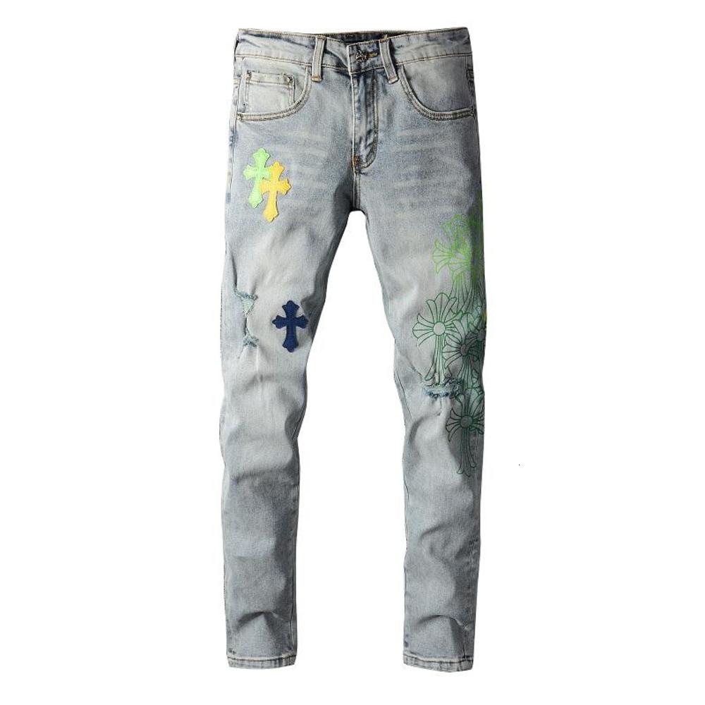 

Heart New Fashion Chrome Jeans 719, Blue