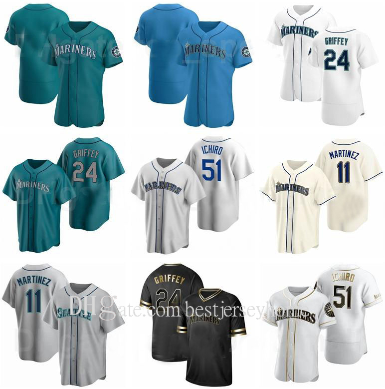 

Baseball 11 Edgar Martinez 51 24 Ken Griffey Jersey Suzuki Ichiro 34 Felix Hernandez 13 Alex Rodriguez Cooperstown Flexbase Color Man Woman, Men flexbase