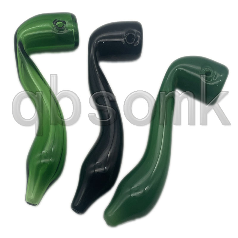 

QBsomk LabsHeady Glass sherlock hand pipe smoking tobacco SPOON high quality