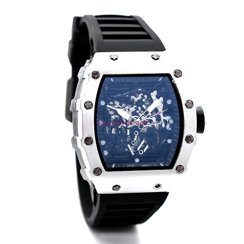 

2021 Fashion Skeleton Watches men or women Skull sport quartz watches, Slivery;brown