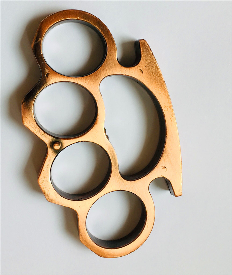 

New Thick Brass Knuckles Knuckle Duster Gold Silver Black