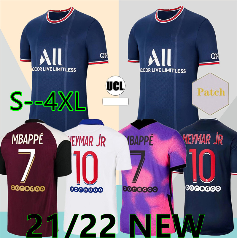 

MBAPPE KEAN soccer jersey 21 22 Maillots de football shirt 2021 2022 MARQUINHOS VERRATTI KIMPEMBE men + kids kit uniforms enfants maillot foot fourth, Black;yellow