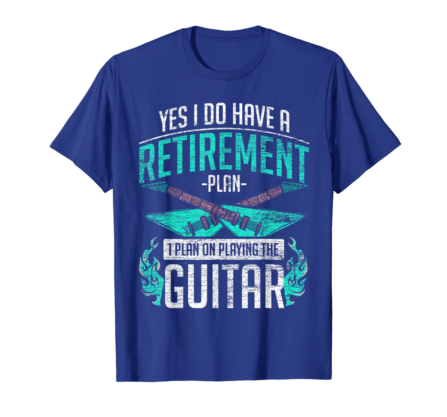 

Guitar T-Shirt - Retired Guitarist, White;black