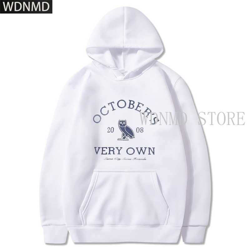 

Hoodies Men Women Herf Ovo Lange Mouw Patchwork Capuchon Sweatshirts Fleece Streetwear Harajuku Hip Hop Sudaderas Hombre, Black
