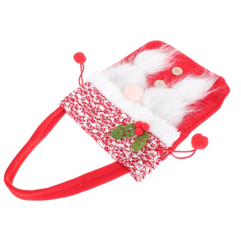 

Gift Wrap 1pc Christmas Gnome Pattern Bag Xmas Party Exquisite Candy Package