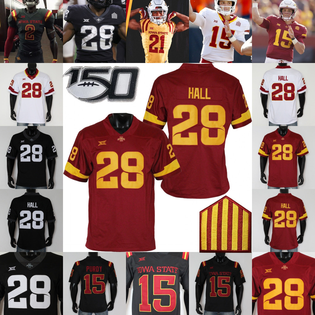 

NCAA Iowa State Cyclones Football Jersey Brock Purdy Breece Hall Xavier Hutchinson Charlie Kolar Sean Shaw Jr Mike Rose O'Rien Vance Tarique Milton Greg Eisworth II, Red new