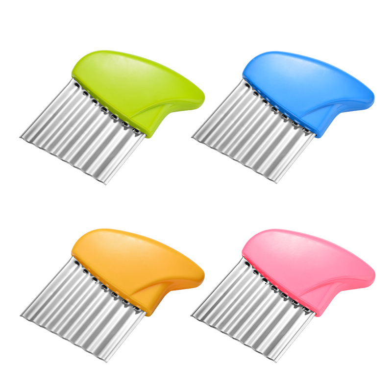 

Multifunction Potato Cutter Chips Kitchen Accessories Tool French Fry Maker Peeler Cut Dough Fruit Vegetable Potato Chopper Knife Crinkle Wavy Slicer JY0098