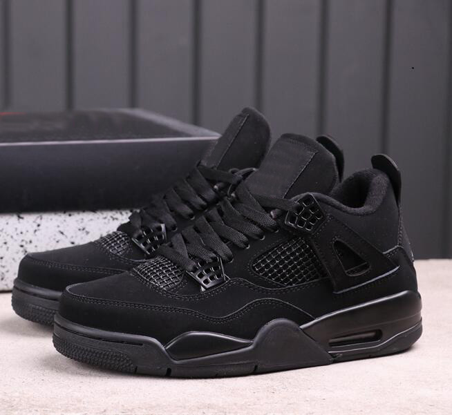 

With Box 4 Black Cat men Basketball Shoes womens 4s Black -Light Graphite Trainers Sports Outdoor Skateboard Sneakers CU1110-010 size us 5.5-12