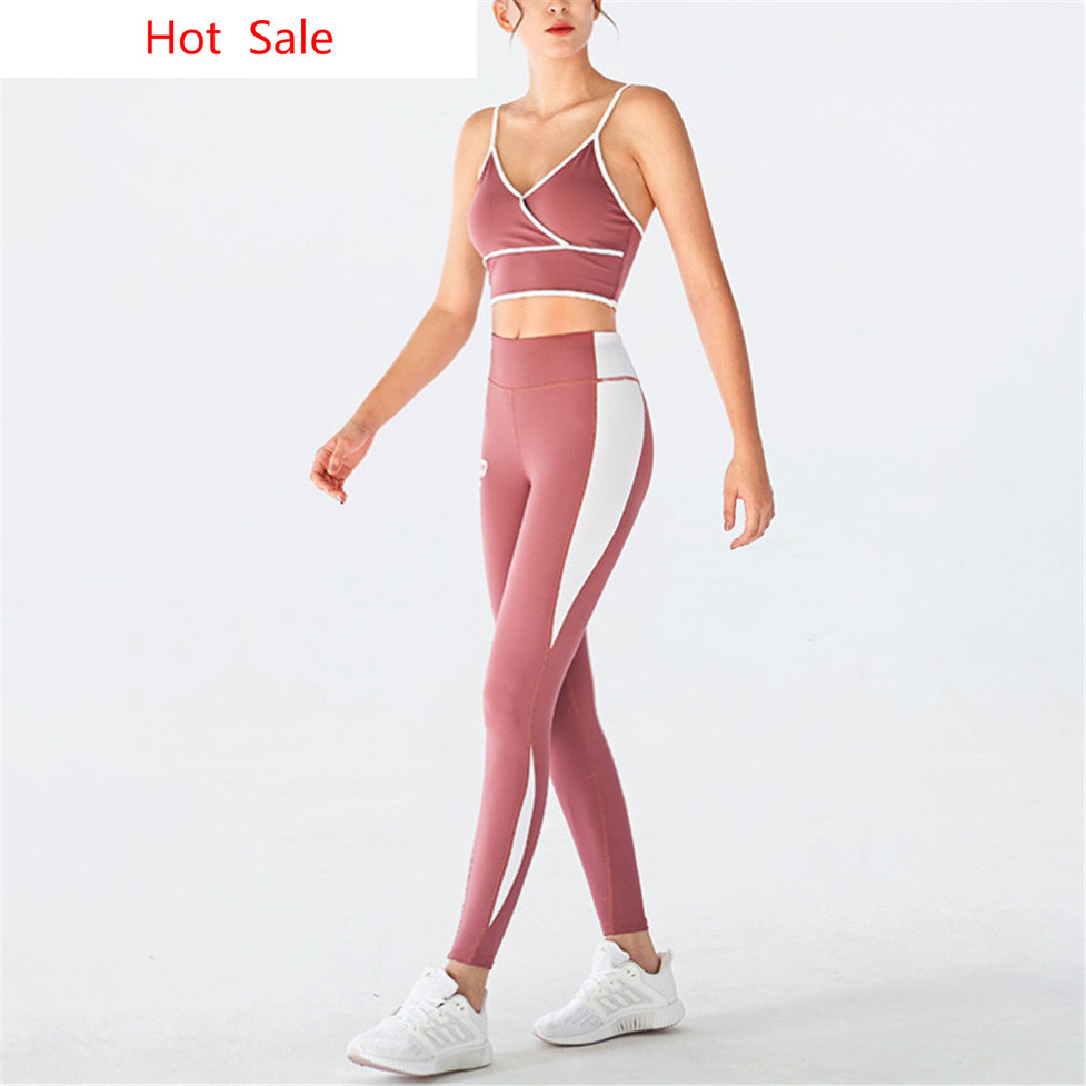 

Melody Women Outfit Letter Print Sports Leggings Gym Workout Seamless Yoga Sets Female Suit Wear Running, 2393bf2390pf