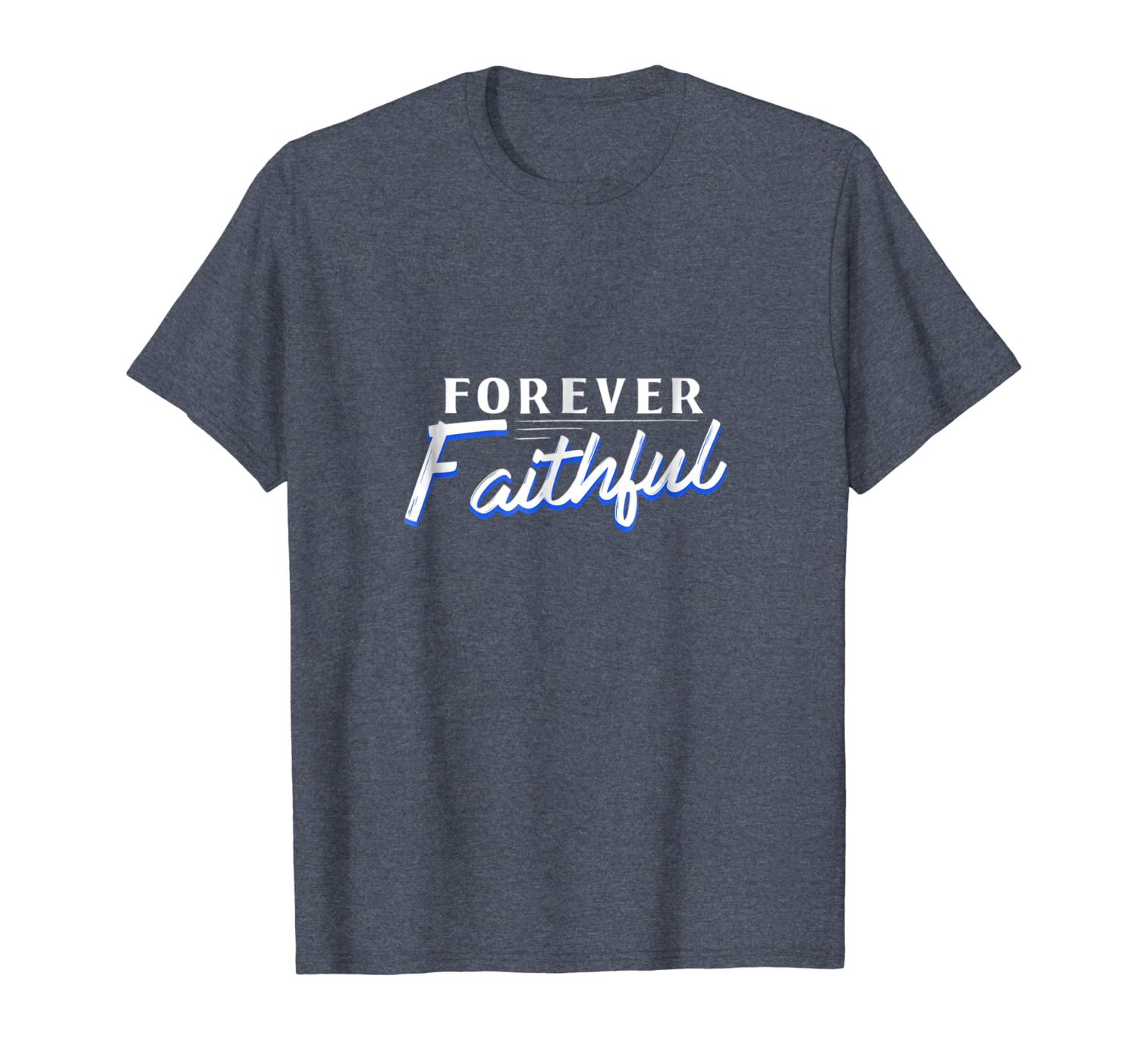 

forever faithful shirt, White;black