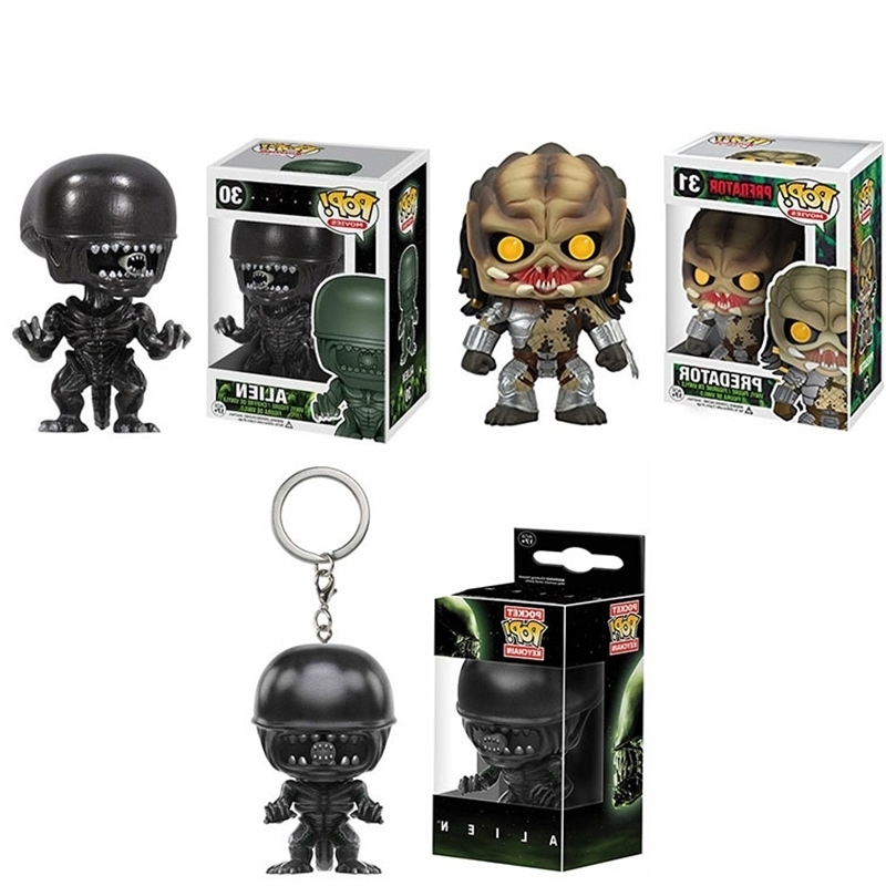 

Funko pop alien iron warrior hand-made doll ornament key chain