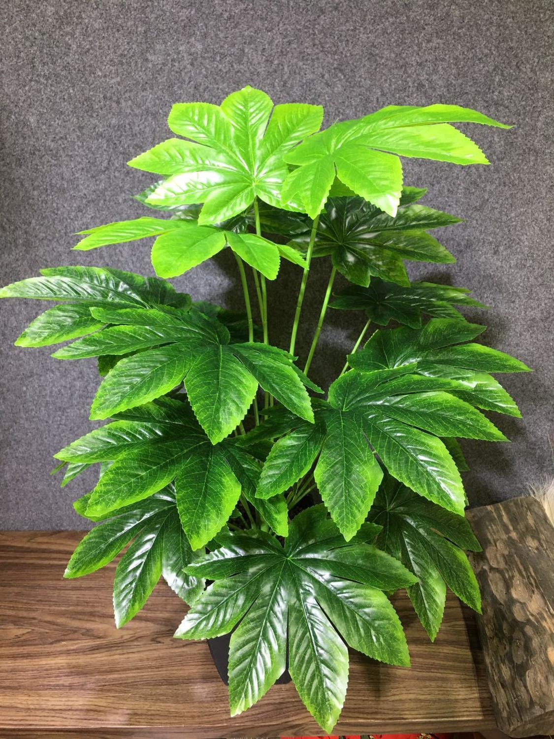 

70 CM 18 eaf arge Artificia Pam Tree Tropica Green Rare Pants Indoor and Outdoor eaf Hote Office Christmas Home Decor