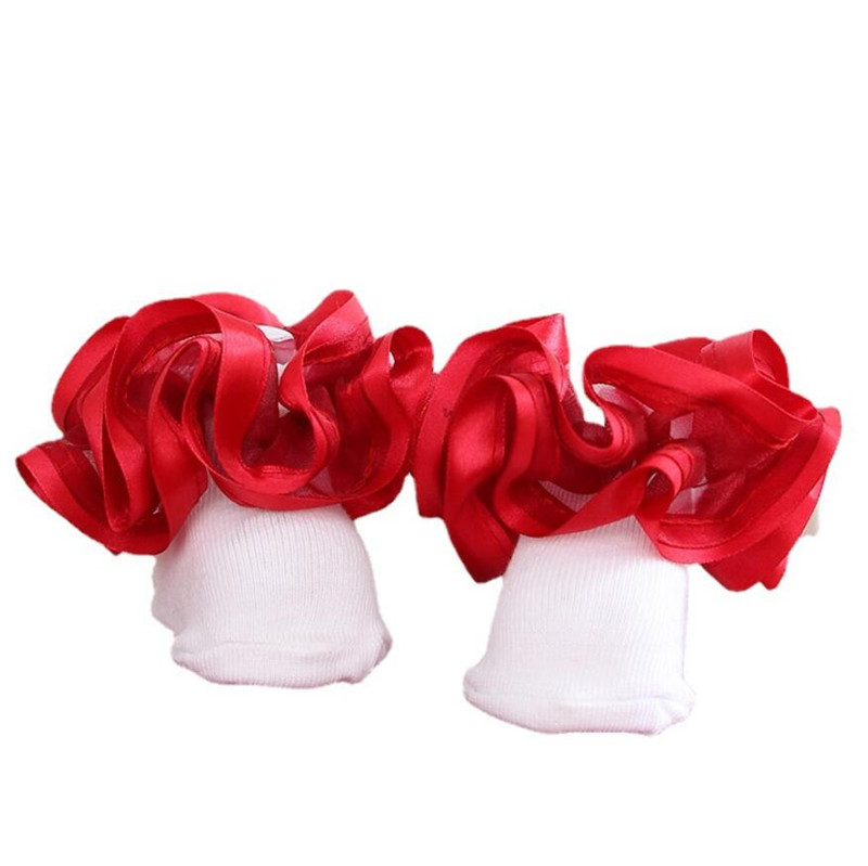 

Kids ruffle socks Girls Baby girl princess cotton lace sock for toddler infant Children dance party gift 2021 fashion wholesale, Yellow