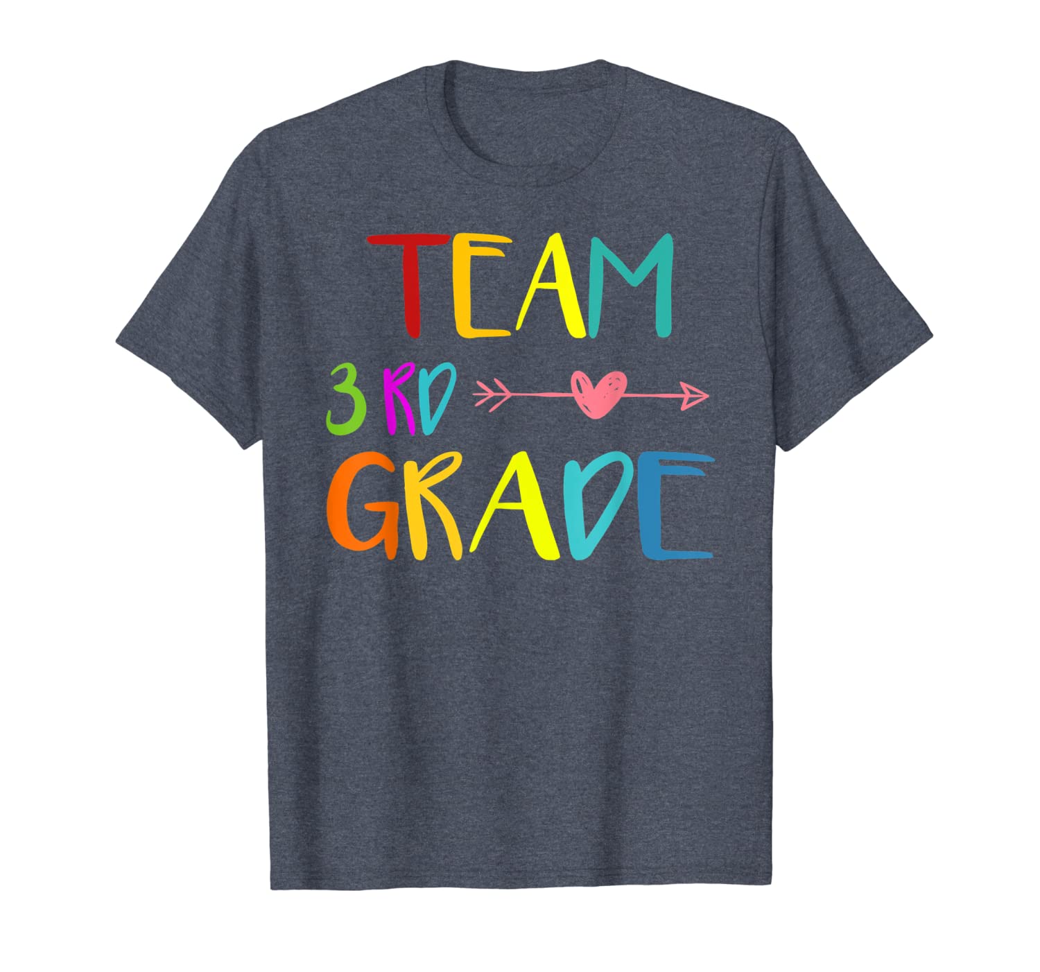 

team 3rd third grade teacher shirt, White;black