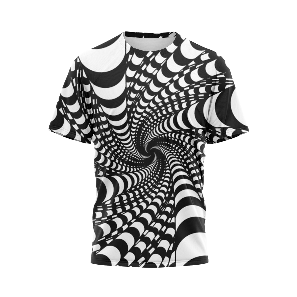 

Creative 3D Geometric Dizzy Printing Men's 3D T shirt Graphic Optical Illusion Short Sleeve Party Tops Streetwear Punk & Gothic Round Neck Summer, 3#