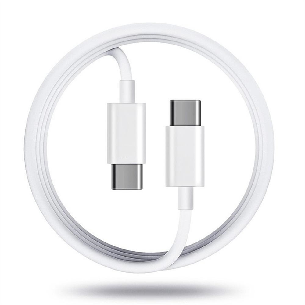 

USB-C to Type C Phones USB Cables PD Fast Charging Data Cable For Mobile Cell Phone Samsung S22 S21 S20 S10 Huawei Xiaomi Redmi OPPO Realme LG TCL MOTO, White
